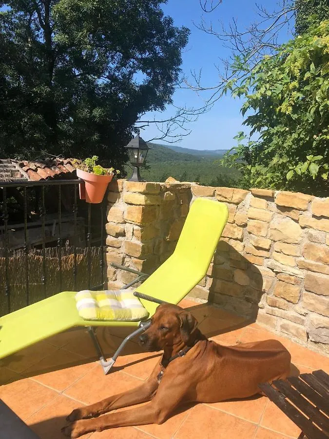 Casa Leonarda, Rustic Istrian Stone House, Nature, Peace And Hilltop Views, Near Motovun Zamask